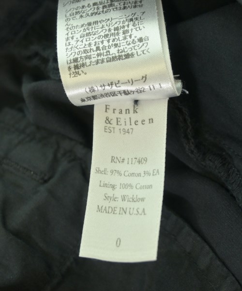 Frank&Eileen（フランクアンドアイリーン）その他 黒 サイズ:0(XS位) レディース/2200669381092