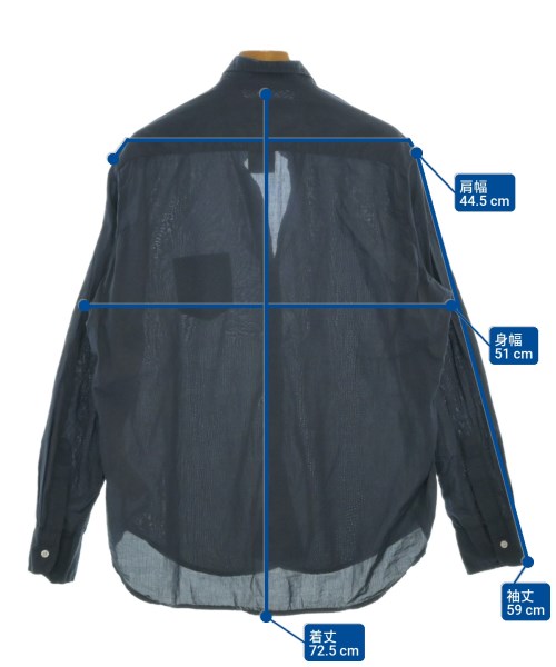 Frank&Eileen（フランクアンドアイリーン）カジュアルシャツ 紺 サイズ:S レディース/2200665031212