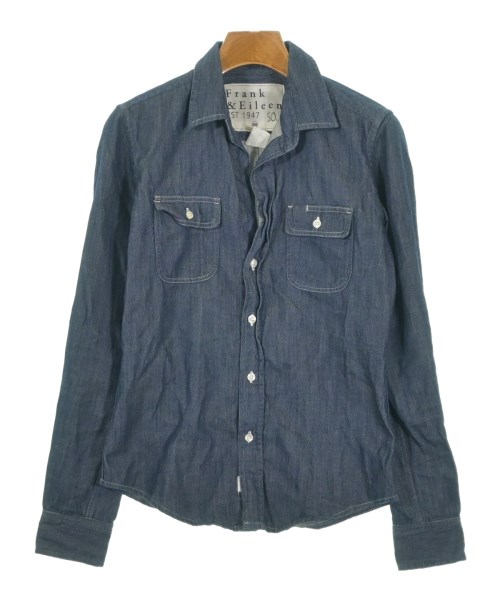 Frank&Eileen(フランクアンドアイリーン)カジュアルシャツ 青 サイズ:XXS/2200669614039