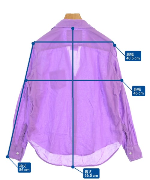 Frank&Eileen（フランクアンドアイリーン）カジュアルシャツ 紫 サイズ:XXS レディース/2200666469380