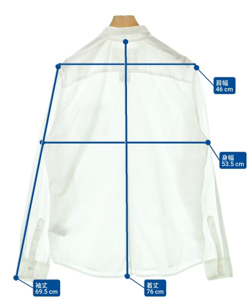 Frank&Eileen（フランクアンドアイリーン）カジュアルシャツ 白 サイズ:L メンズ/2200668653145