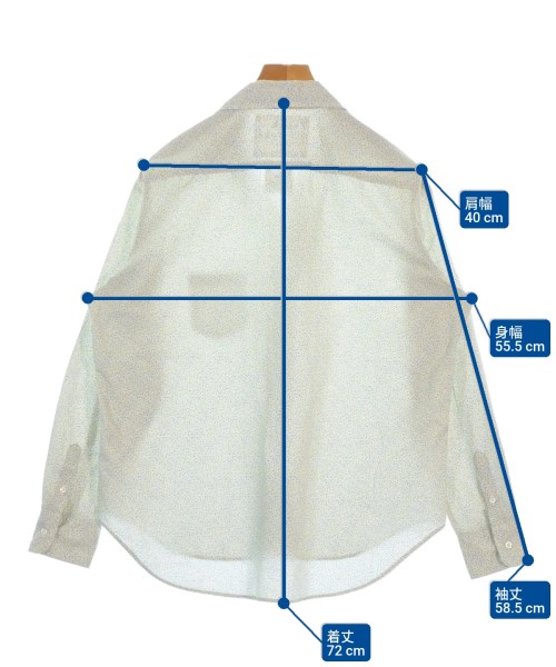 Frank&Eileen（フランクアンドアイリーン）カジュアルシャツ 白 サイズ:XS メンズ/2200671060046