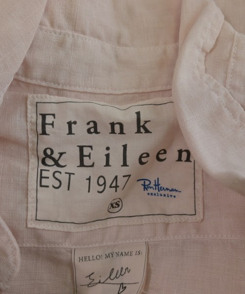 Frank&Eileen（フランクアンドアイリーン）カジュアルシャツ ピンク サイズ:XS レディース/2200730365037