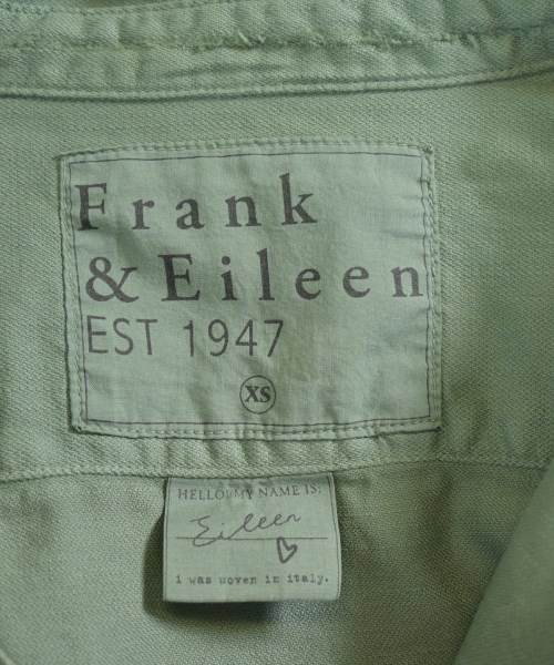 Frank&Eileen（フランクアンドアイリーン）カジュアルシャツ カーキ サイズ:XS メンズ/2200680201126