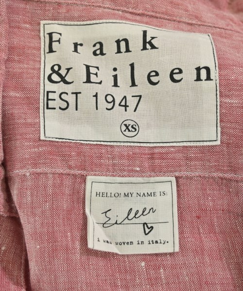 Frank&Eileen（フランクアンドアイリーン）カジュアルシャツ 赤 サイズ:XS レディース/2200686395027