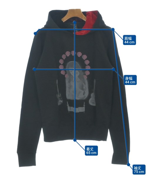 DEAD MEAT（デッドミート）パーカー 黒 サイズ:S メンズ/2200641800658