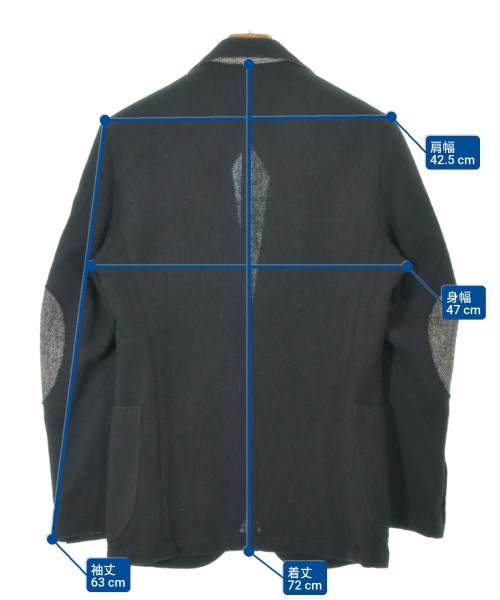 u-ni-ty（ユニティー）カジュアルジャケット 黒 サイズ:46(M位) メンズ/2200645642018