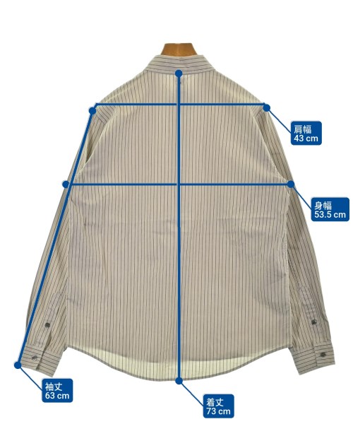 robert geller（ロバートゲラー）カジュアルシャツ ベージュ サイズ:44(S位) メンズ/2200625368082