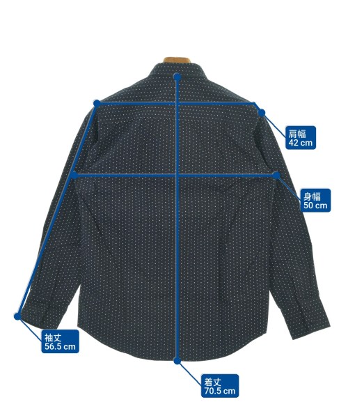 robert geller（ロバートゲラー）カジュアルシャツ 紺 サイズ:44(XXL位) メンズ/2200641800160