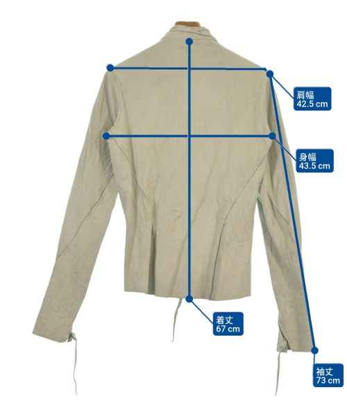 m.a+（エムエークロス）ブルゾン グレー サイズ:-(XS位) メンズ/2200630532072