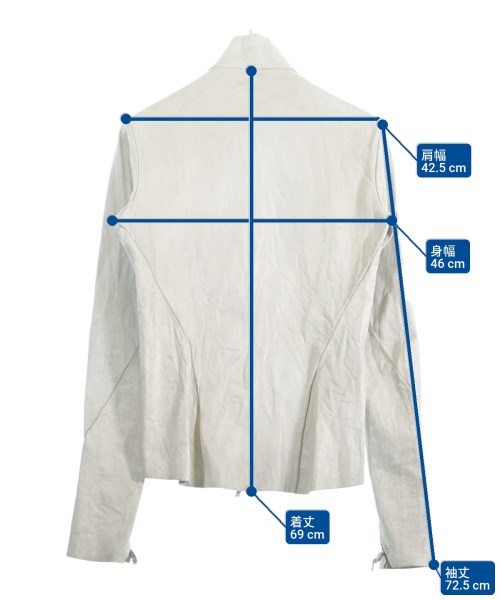 m.a+（エムエークロス）ライダース 白 サイズ:-(XS位) メンズ/2200661799017