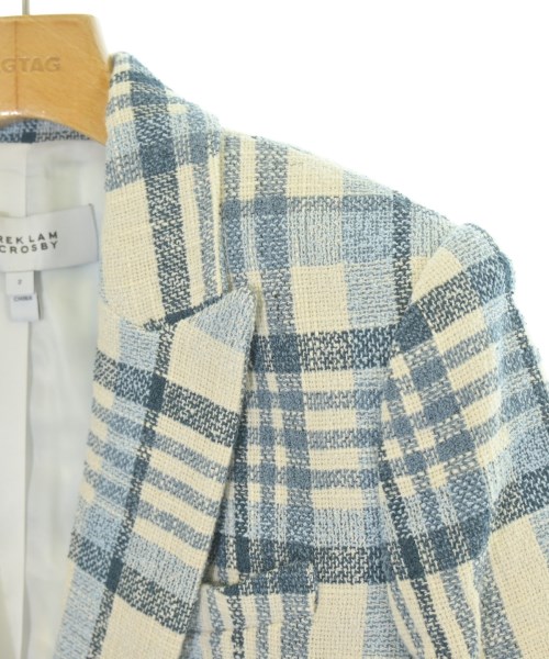 10CROSBY DEREK LAM（テン　クロスビー　デレク　ラム）カジュアルジャケット 青 サイズ:2(S位) レディース/2200674872189