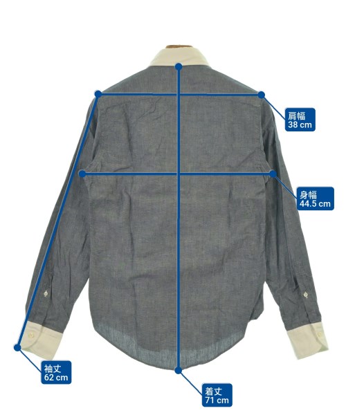 TIM HAMILTON（ティムハミルトン）カジュアルシャツ 紺 サイズ:XS メンズ/2200627521263