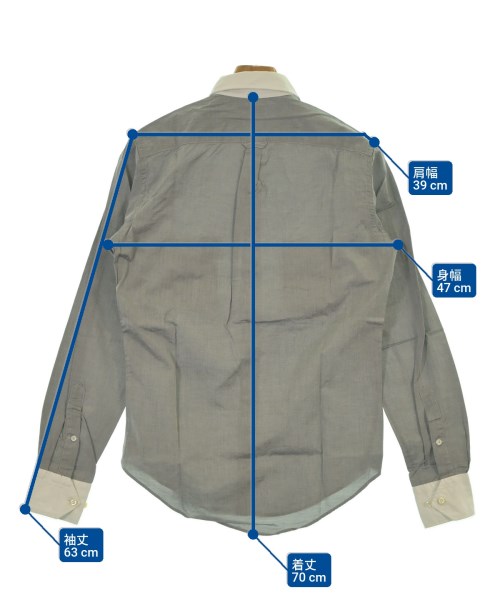 TIM HAMILTON（ティムハミルトン）カジュアルシャツ グレー サイズ:XS メンズ/2200627521393