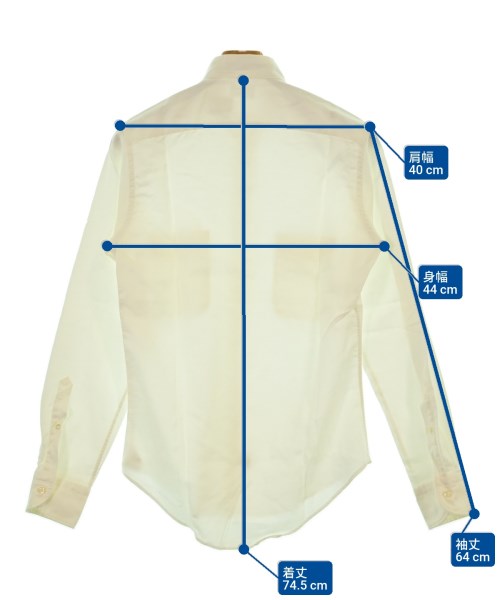 TIM HAMILTON（ティムハミルトン）カジュアルシャツ 白 サイズ:XS メンズ/2200627521423