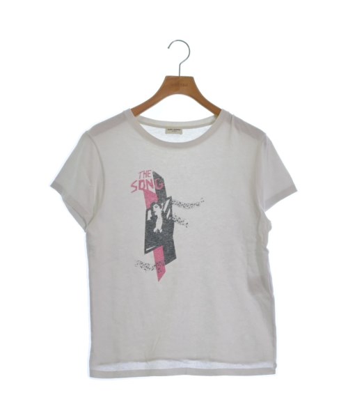 SAINT LAURENT PARIS(サンローランパリ)Tシャツ・カットソー 白 ... SAINT LAURENT PARIS Tシャツ・カットソー M
