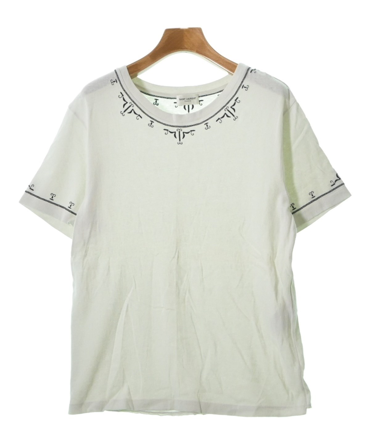SAINT LAURENT 美品 ホワイト Tシャツ Saint Laurent - T-shirt for Woman - White - 460876YB2DQ9000