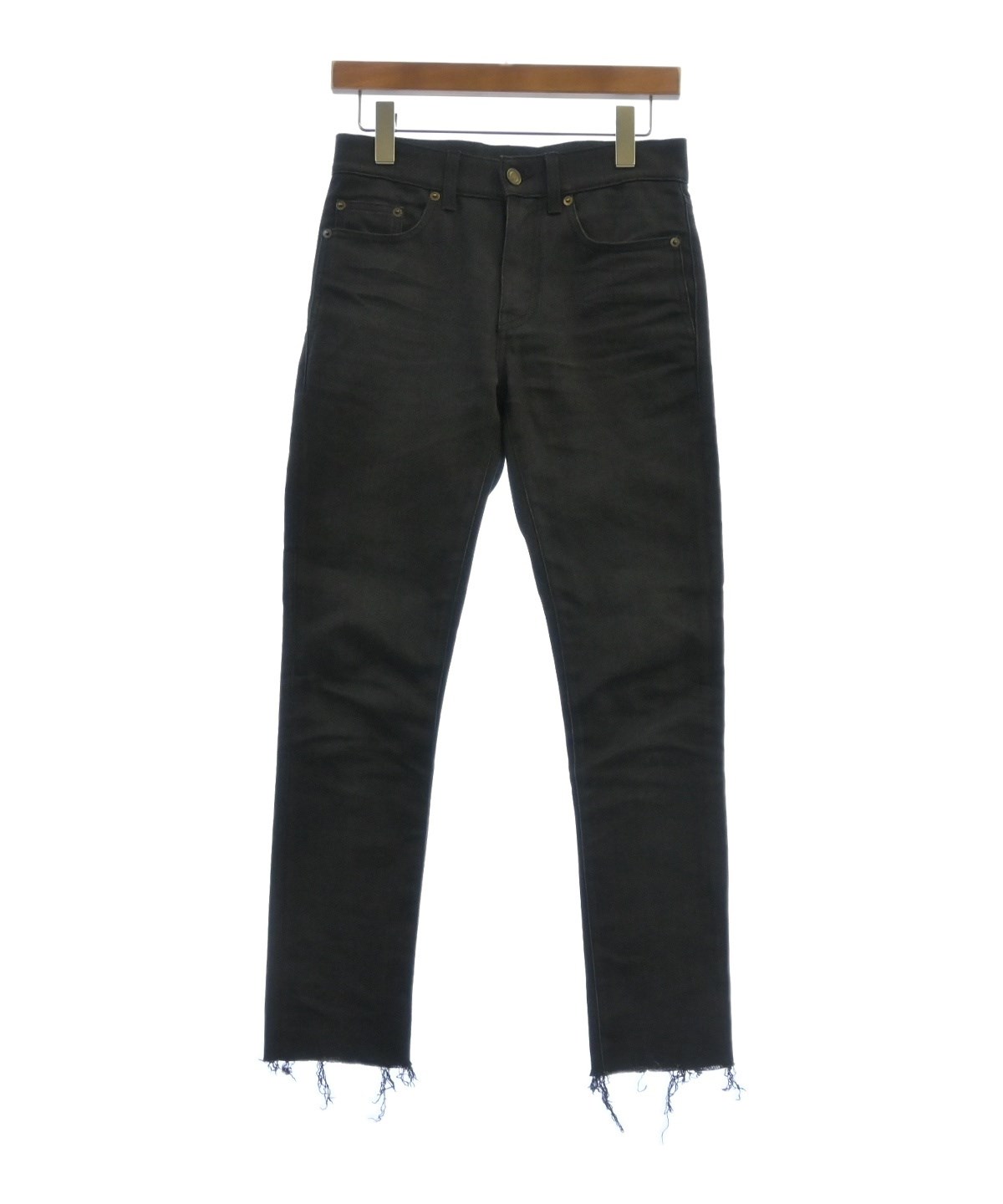 早い者勝ち！ saint laurent paris ゼブラ柄スキニーデニム SAINT LAURENT PARIS（サンローランパリ）デニムパンツ 黒