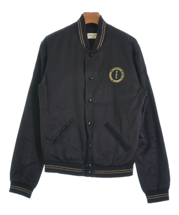 SAINT LAURENT ブラック スタジャン SAINT LAURENT PARIS（サンローランパリ）スタジャン 黒 サイズ:44(S位