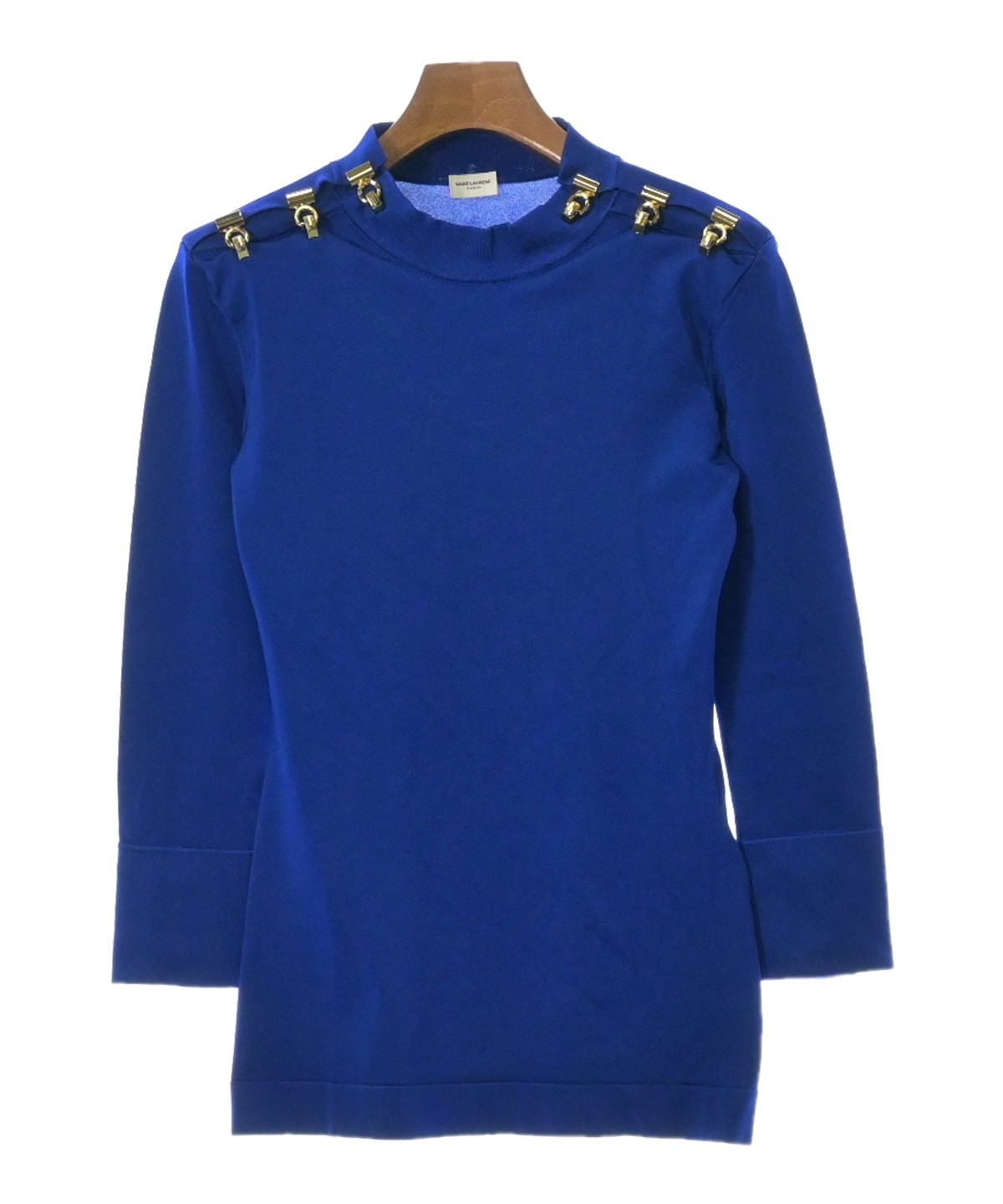 SAINT LAURENT 青 ニットセーター S SAINT LAURENT 青 ニットセーター S