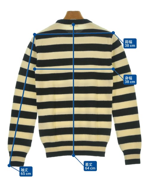 SAINT LAURENT PARIS（サンローランパリ）ニット・セーター 白 サイズ:XS メンズ/2200624376019