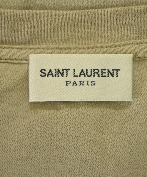 SAINT LAURENT PARIS（サンローランパリ）Tシャツ・カットソー ベージュ サイズ:XS レディース/2200635733016