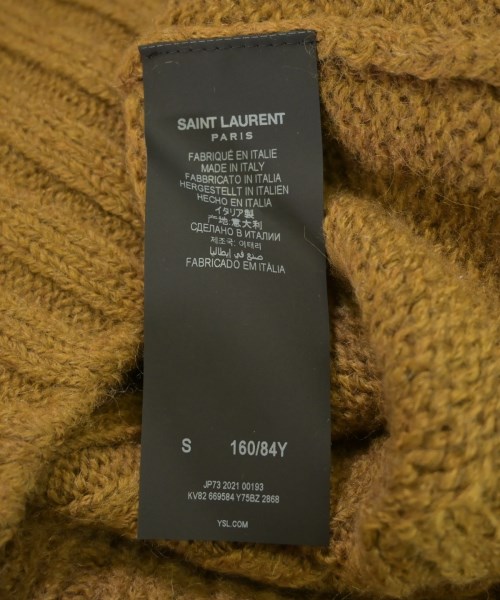 SAINT LAURENT PARIS（サンローランパリ）ニット・セーター 茶 サイズ:S レディース/2200636002050