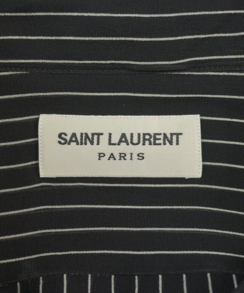 SAINT LAURENT PARIS（サンローランパリ）カジュアルシャツ 黒 サイズ:39(M位) レディース/2200636215023
