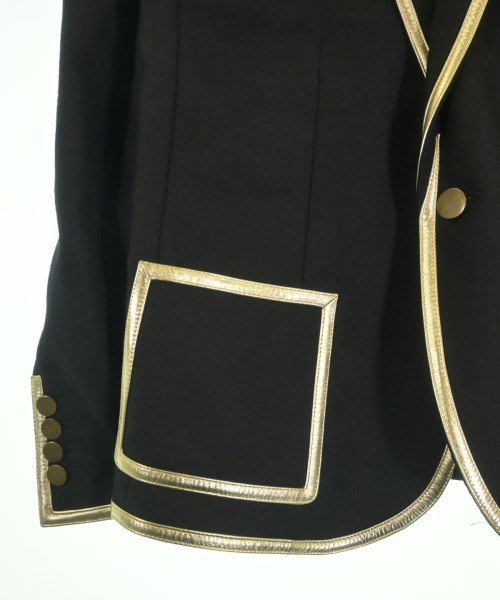 SAINT LAURENT PARIS（サンローランパリ）テーラードジャケット 黒 サイズ:40(M位) レディース/2200623718018