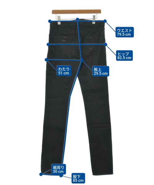 SAINT LAURENT PARIS（サンローランパリ）デニムパンツ 黒 サイズ:30(M位) メンズ/2200637327015