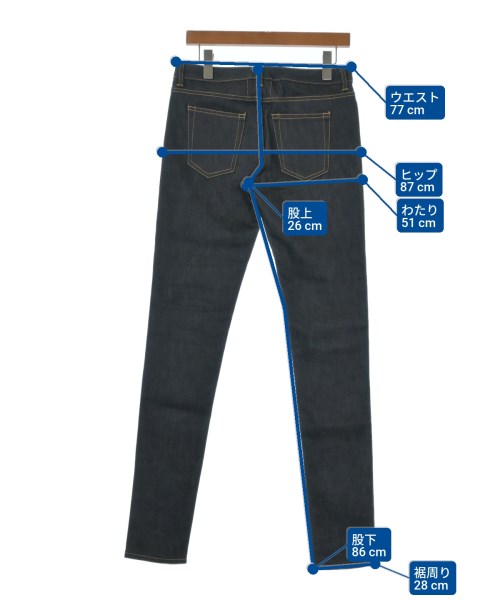 SAINT LAURENT PARIS（サンローランパリ）デニムパンツ 紺 サイズ:29(L位) レディース/2200637327022