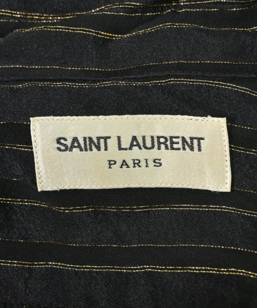 SAINT LAURENT PARIS（サンローランパリ）カジュアルシャツ 黒 サイズ:40(L位) メンズ/2200638081039