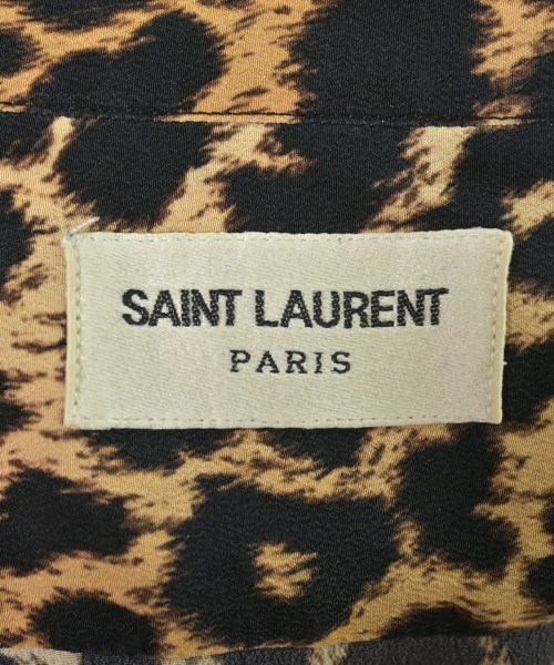 SAINT LAURENT PARIS（サンローランパリ）カジュアルシャツ ベージュ サイズ:37(XS位) メンズ/2200638081046