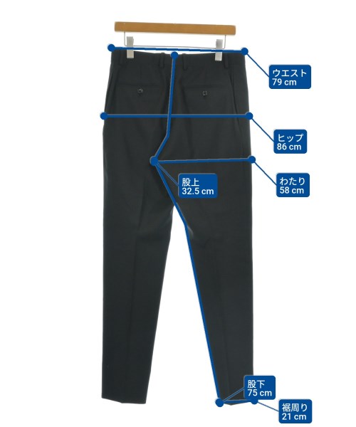 SAINT LAURENT PARIS（サンローランパリ）スラックス 黒 サイズ:50(XL位) メンズ/2200638471113