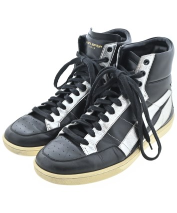 【SAINT LAURENT PARIS 】リップパッチ スニーカー 黒 SAINT LAURENT PARIS（サンローランパリ）スニーカー 黒 サイズ:EU43