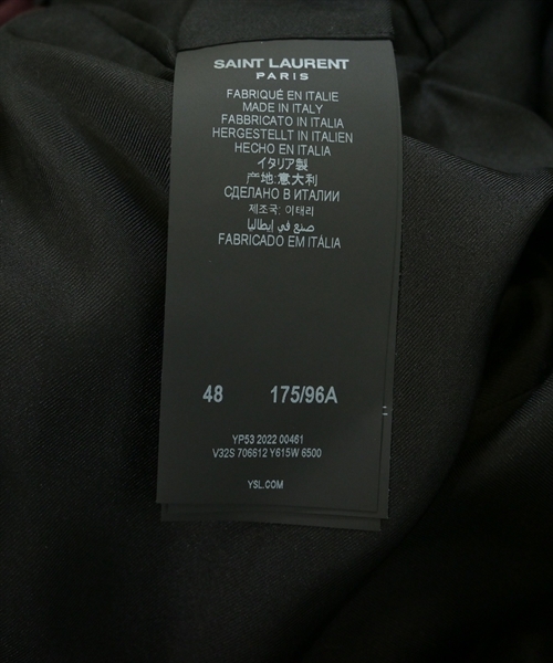 SAINT LAURENT PARIS（サンローランパリ）テーラードジャケット 赤 サイズ:48(L位) メンズ/2200638996012