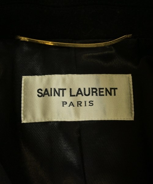 SAINT LAURENT PARIS（サンローランパリ）ピーコート 黒 サイズ:36(XS位) レディース/2200639691046