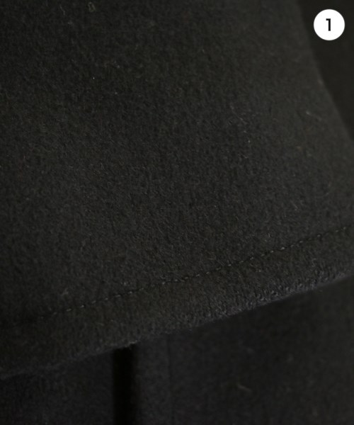 SAINT LAURENT PARIS（サンローランパリ）ピーコート 黒 サイズ:36(XS位) レディース/2200639691046