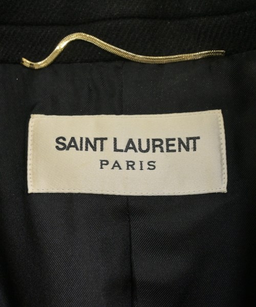 SAINT LAURENT PARIS（サンローランパリ）チェスターコート 黒 サイズ:36(S位) レディース/2200640558017
