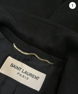SAINT LAURENT PARIS（サンローランパリ）チェスターコート 黒 サイズ:36(S位) レディース/2200640558017