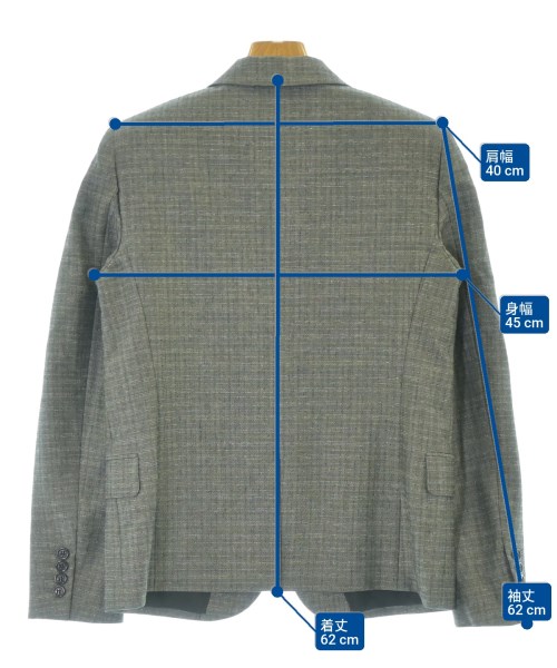 SAINT LAURENT PARIS（サンローランパリ）テーラードジャケット グレー サイズ:36(XS位) メンズ/2200640654016