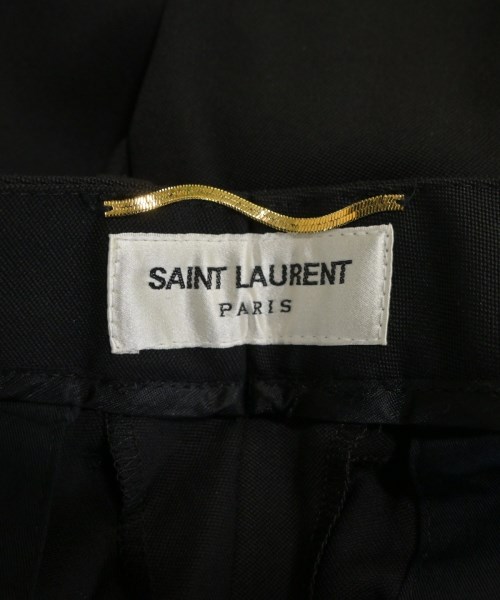 SAINT LAURENT PARIS（サンローランパリ）スラックス 黒 サイズ:36(L位) レディース/2200640556020