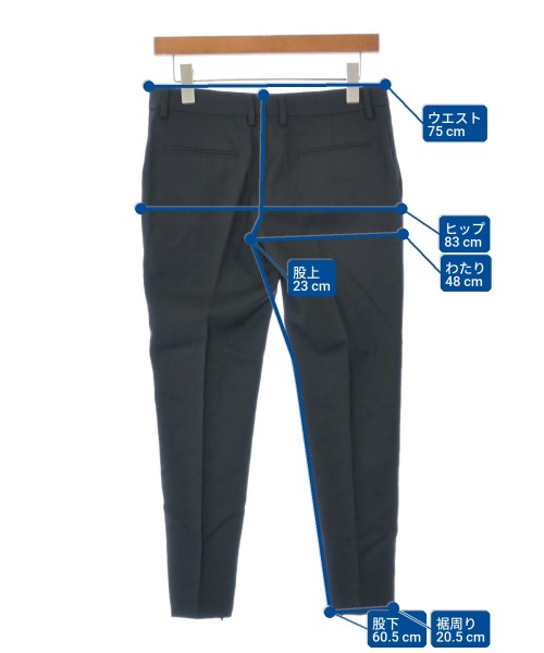 SAINT LAURENT PARIS（サンローランパリ）スラックス 黒 サイズ:36(L位) レディース/2200640556020