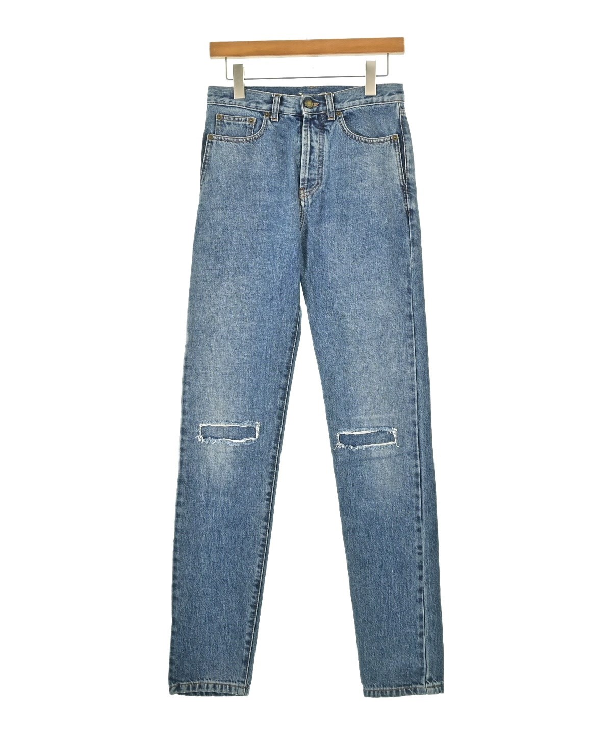 SAINT LAURENT PARIS（サンローランパリ）デニムパンツ 青 サイズ:28(S