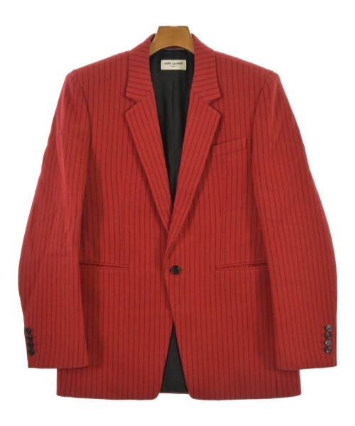 SAINT LAURENT PARIS(サンローランパリ)テーラードジャケット 赤 サイズ:50(XL位)/2200642349019