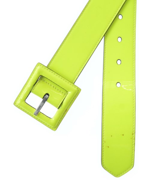SAINT LAURENT PARIS（サンローランパリ）ベルト 黄 サイズ:- レディース/2200642071149