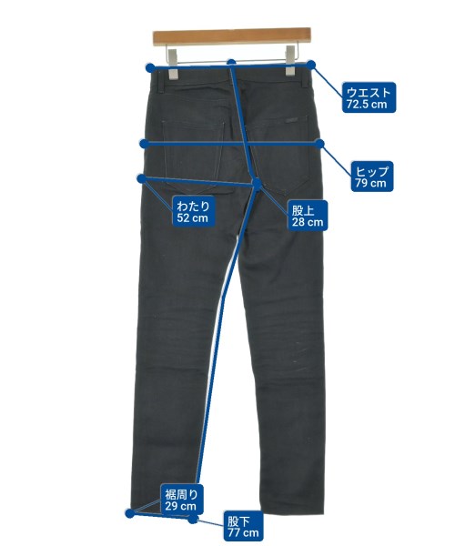 SAINT LAURENT PARIS（サンローランパリ）デニムパンツ 黒 サイズ:27(XS位) メンズ/2200643234055