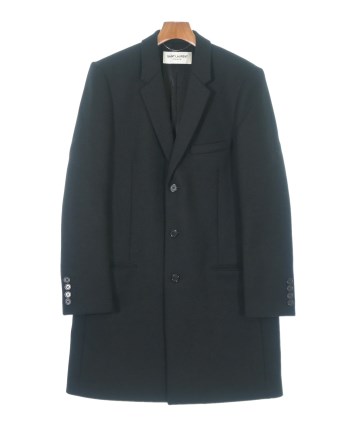SAINT LAURENT PARIS（サンローランパリ）チェスターコート 黒 サイズ