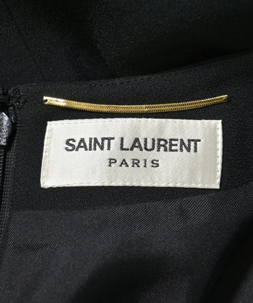 SAINT LAURENT PARIS（サンローランパリ）ワンピース 黒 サイズ:40(L位) レディース/2200644358125