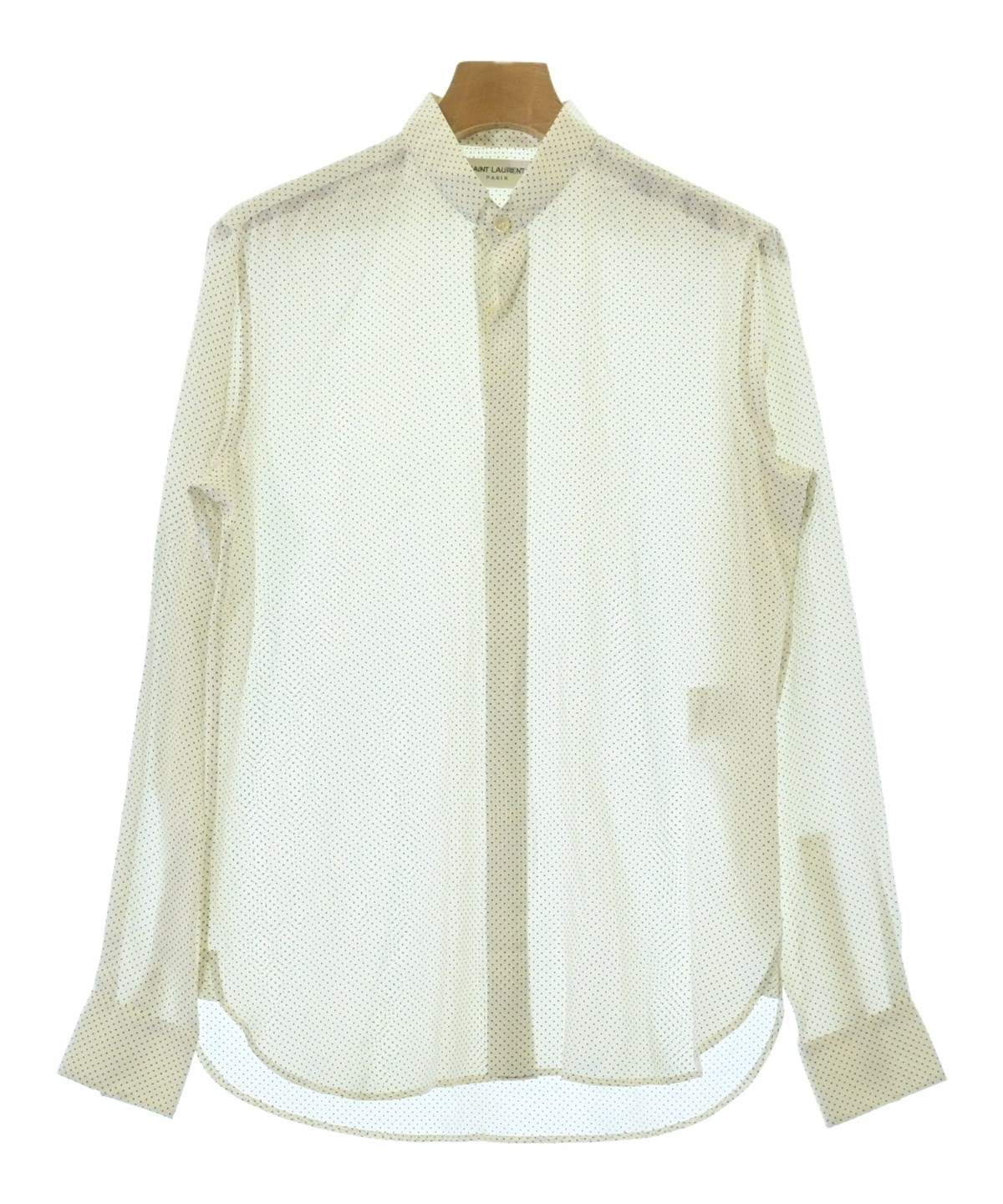 SAINT LAURENT PARIS シャツワンピース 白 2137125A0107 SAINT LAURENT PARIS(サンローランパリ)カジュアルシャツ 白